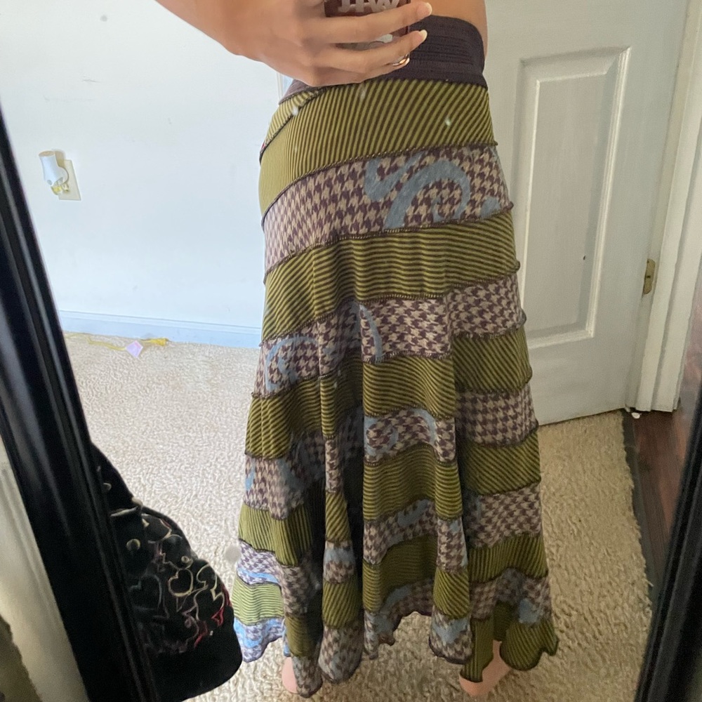 AIMEE G MAXI PATTERN SKIRT💘 SIZE S 💘